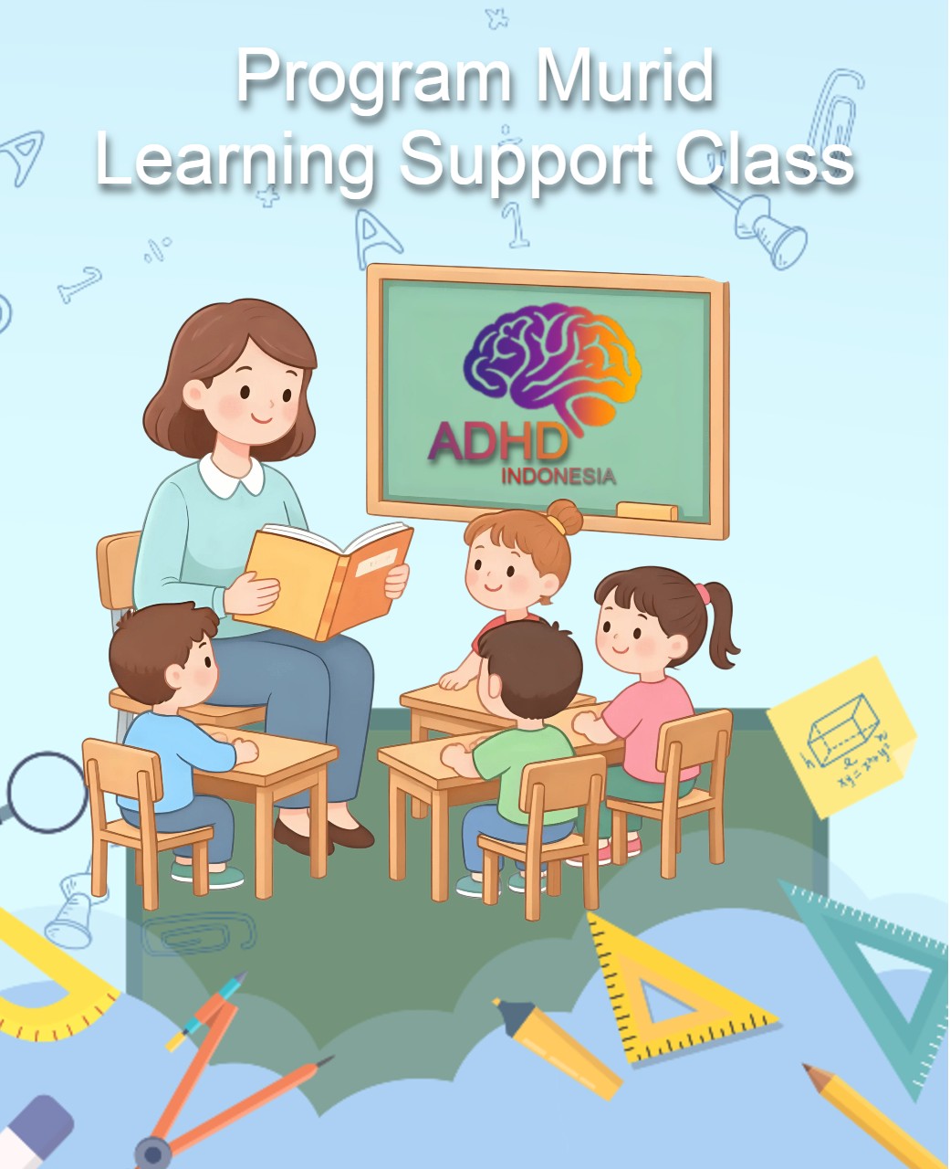 Program ADHD Indonesia Kabupaten Gorontalo Utara Kelas Pendampingan Belajar (Learning Support Class)